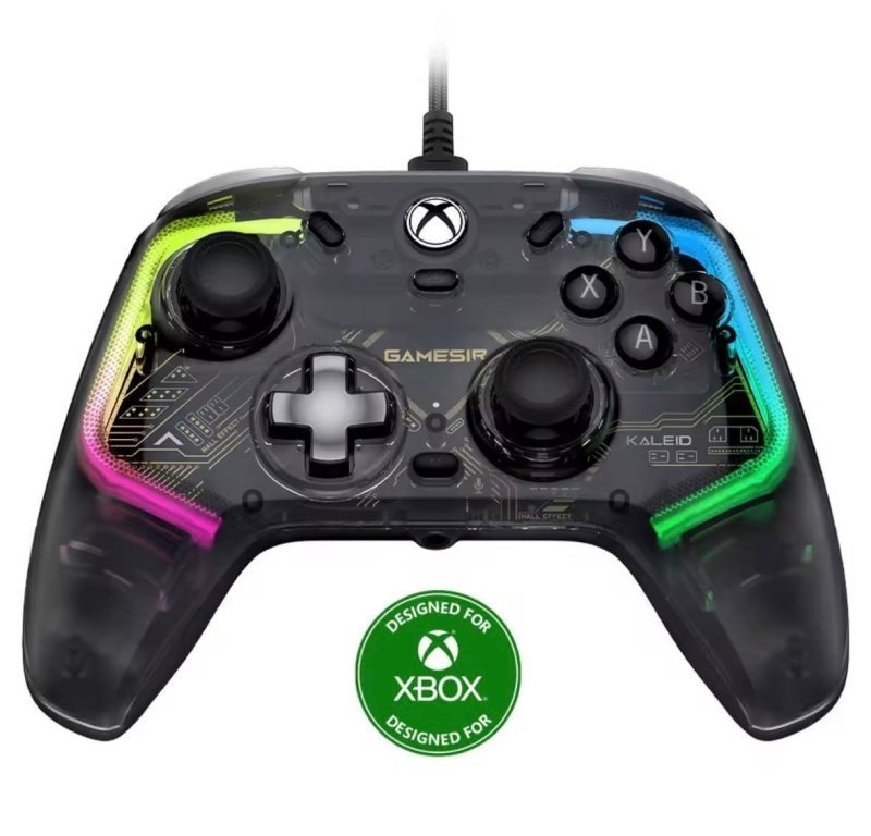 Controle GameSir Kaleid com Fio para Xbox Series X, Xbox Series S, Xbox One, com Joystick de Efeito Hall