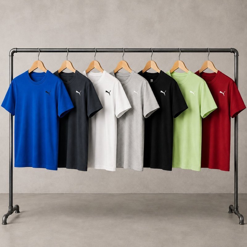 Camiseta Ess Small Puma Logo Poly Tee Masculina