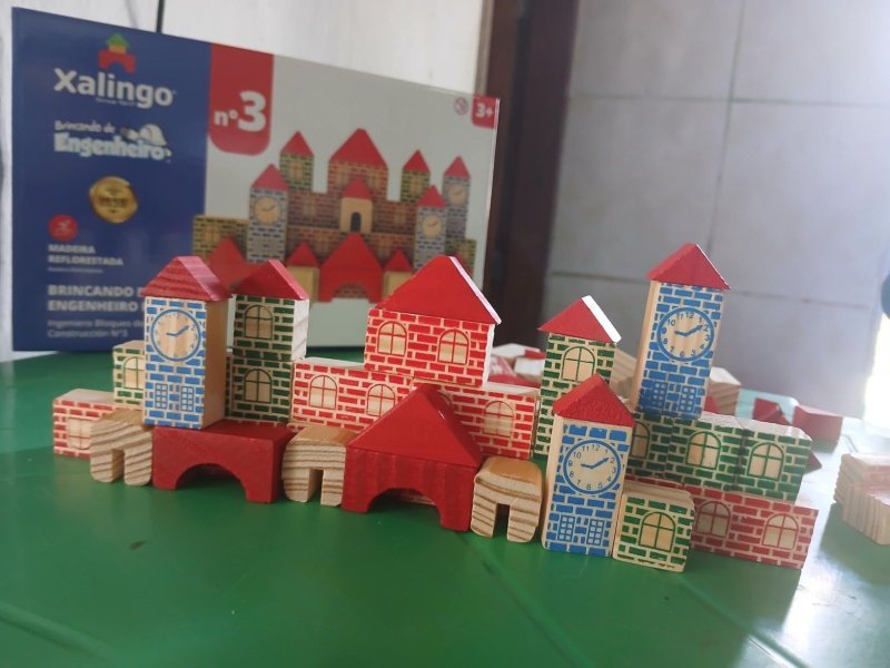 Brincando de Engenheiro 73 Peças Xalingo + Frete Grátis