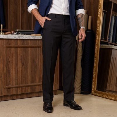 Calça Social Masculina Alfaiataria Em Oxford Slim Premium (38 a 50)