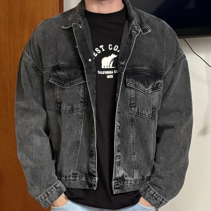 Jaqueta Jeans Box (P ao GG)