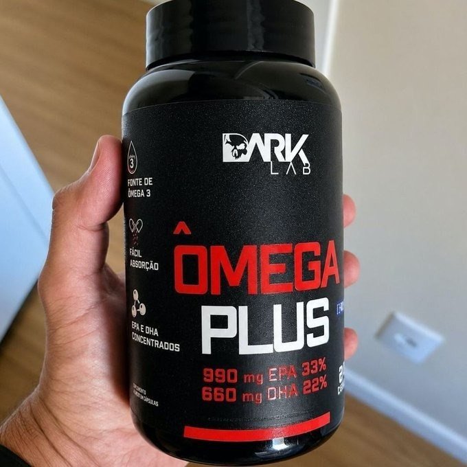 Ômega 3 EPA DHA 120 Cápsulas Dark Lab + Frete Grátis