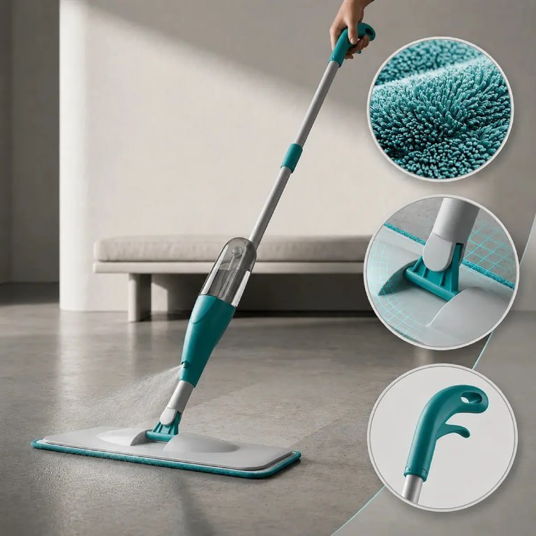 MOP Spray Rodo Esfregão com Reservatório