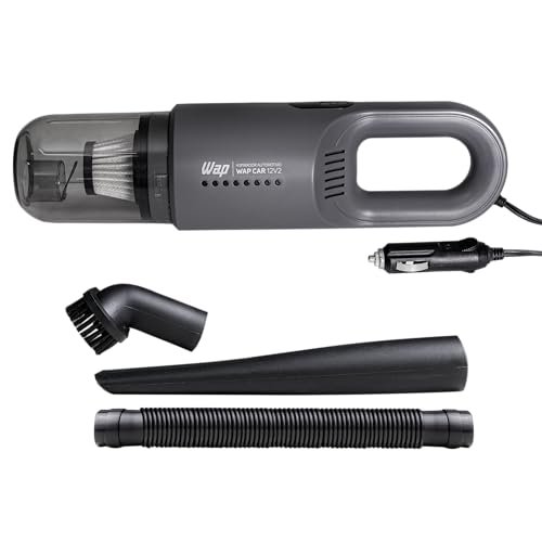 WAP Aspirador de Pó Automotivo Car 12V2, Portátil, 420ml, com Recipiente Removível e Filtro Lavável, 180W 12VDC
