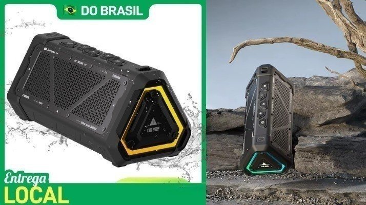 Caixa De Som MLOVE P3, 40W, Proteção IPX7