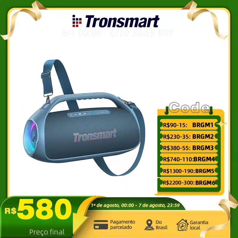 Caixa de Som Bluetooth Tronsmart Bang 2 90w