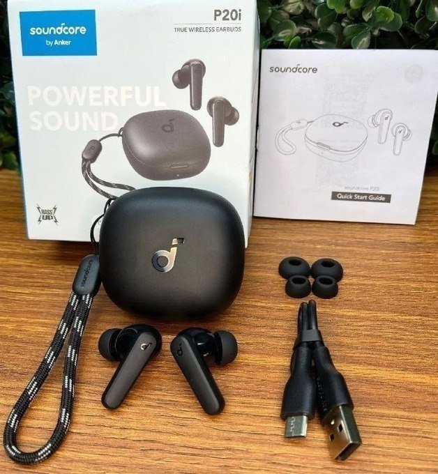 Fone de Ouvido Bluetooth 5.3 Soundcore P20i da Anker