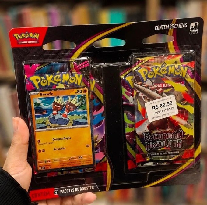 Blister Quádruplo Pokémon Escuridão Absoluta + Frete Grátis