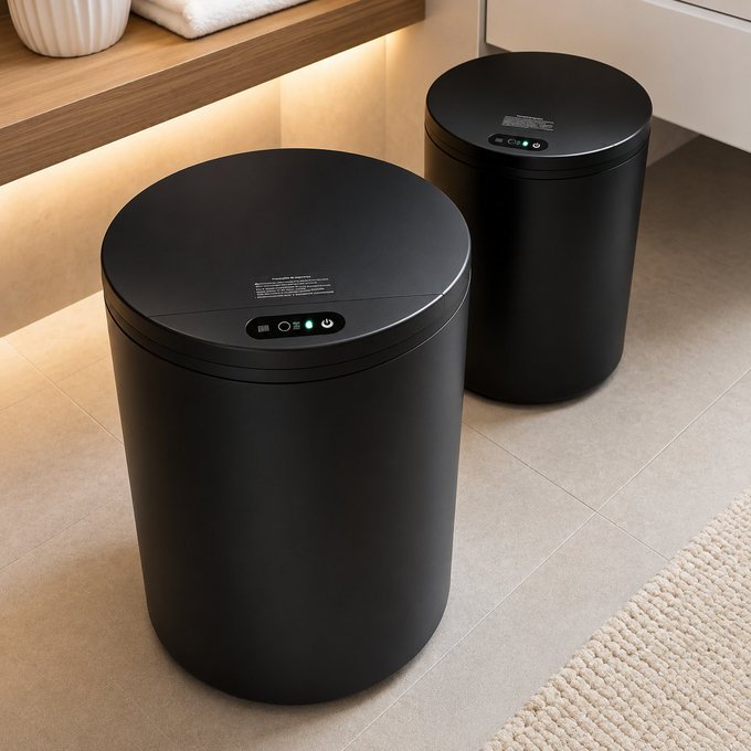 Lixeira Inteligente Com Sensor Automático 16L