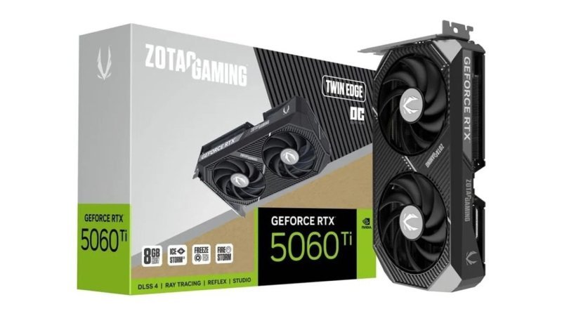 Placa De Vídeo Nvidia Geforce Zotac Gaming Rtx5060ti 8gb Oc