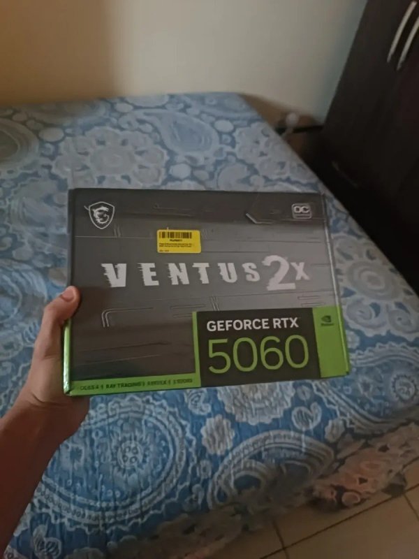 Placa De Vídeo Msi Geforce Rtx 5060 8gb Ventus 2x Oc Edition + Frete Grátis