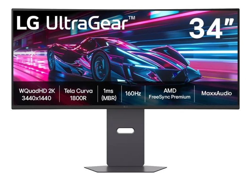 Monitor Gamer LG UltraGear 34” UltraWide 2K 160Hz