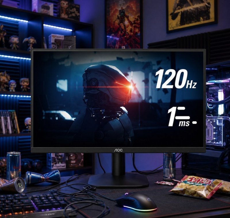 Monitor Gamer 22" AOC 120Hz 1ms Bordas Ultrafinas (22B35HM23)