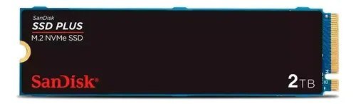 SSD M.2 2280 2TB Sandisk Plus NVMe Pcie Gen3 SDSSDA3N-2T00-G26