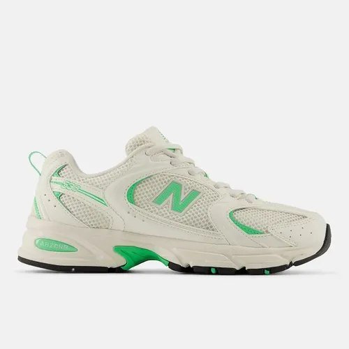 Tenis New Balance 530 1325220 Branco Verde Feminino Original Off White/verde Liso 37,0 Br