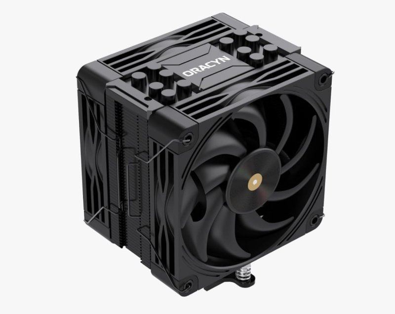 Air Cooler CPU Oracyn Preto 6 Heatpipes 230W 120mm Stealth