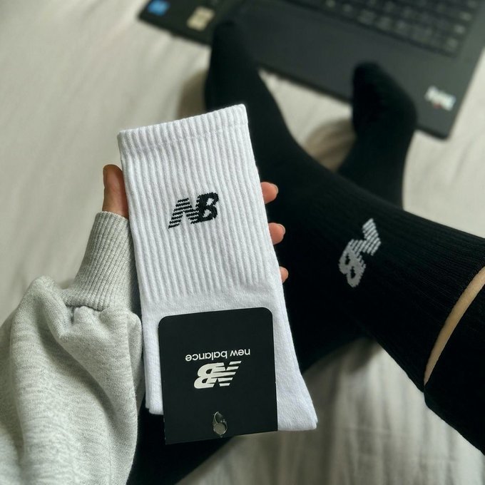 Kit com 3 Pares de Meias New Balance + Frete Grátis