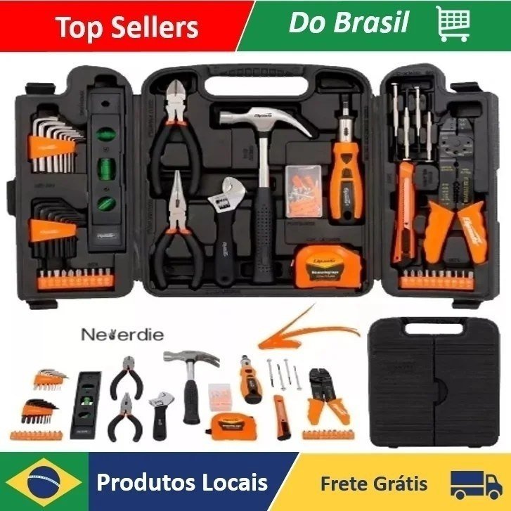 Jogo De Ferramentas Kit 129 Peças - Neverdie Store 1420