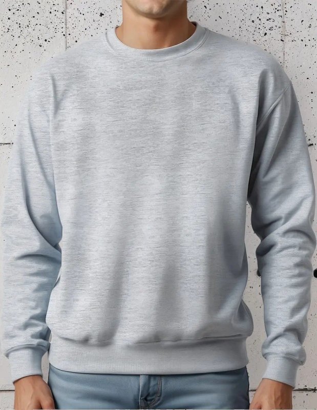 Moletom Blusa De Frio Unissex Gola Careca S Bolso Promoção