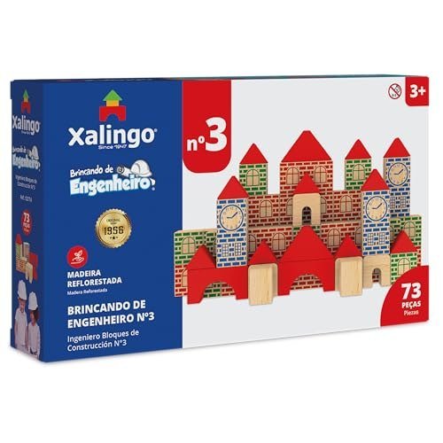 Brincando de Engenheiro 73 Peças Xalingo