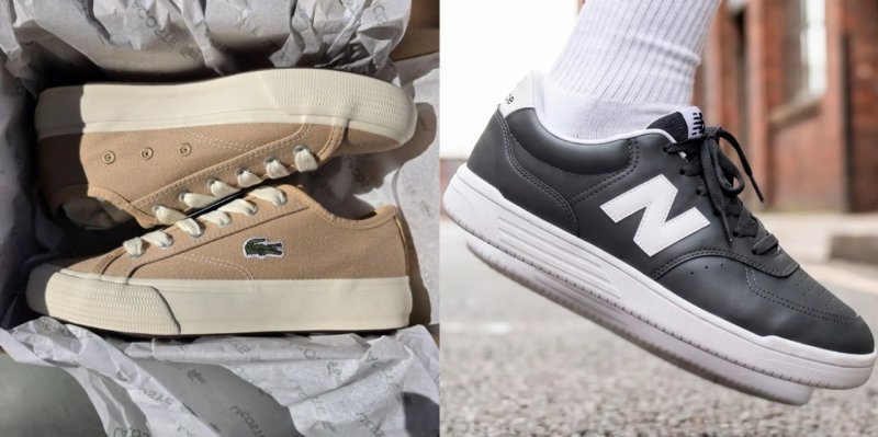 Tênis Lacoste Backcourt e New Balance BB80