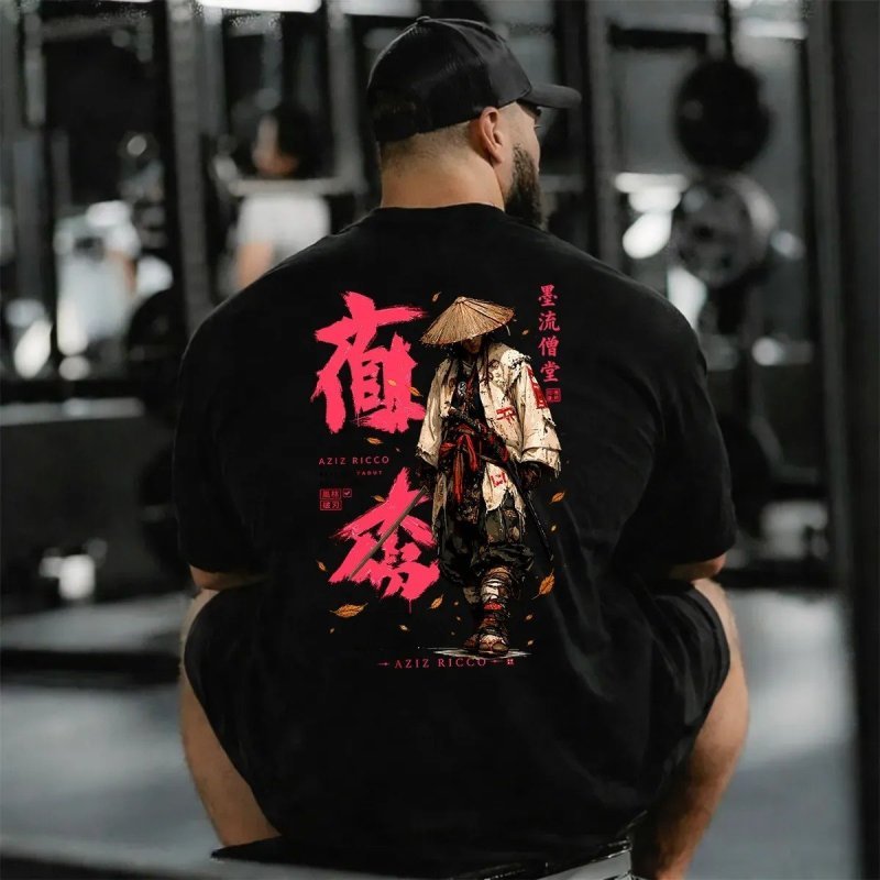 Camiseta Oversized Samurai Aziz T-shirt 100% Algodão Premium + Frete Grátis