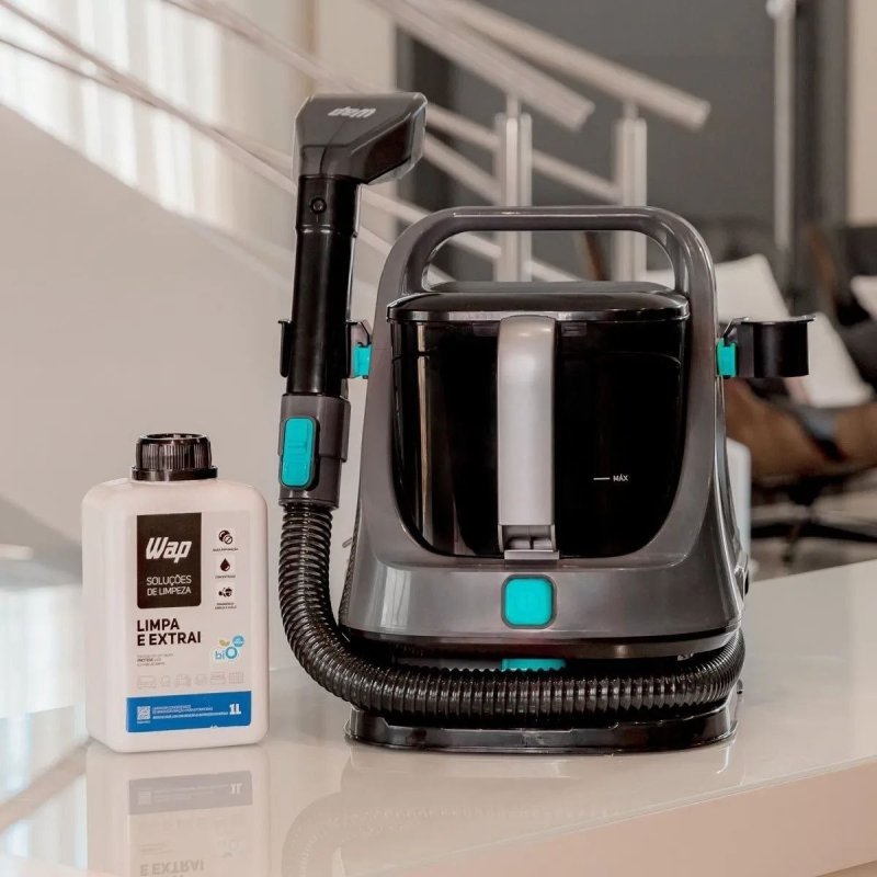 Extratora e Higienizadora Portátil WAP Spot Cleaner 1600W de Potência - Pulveriza, Esfrega e Extrai + Frete Grátis