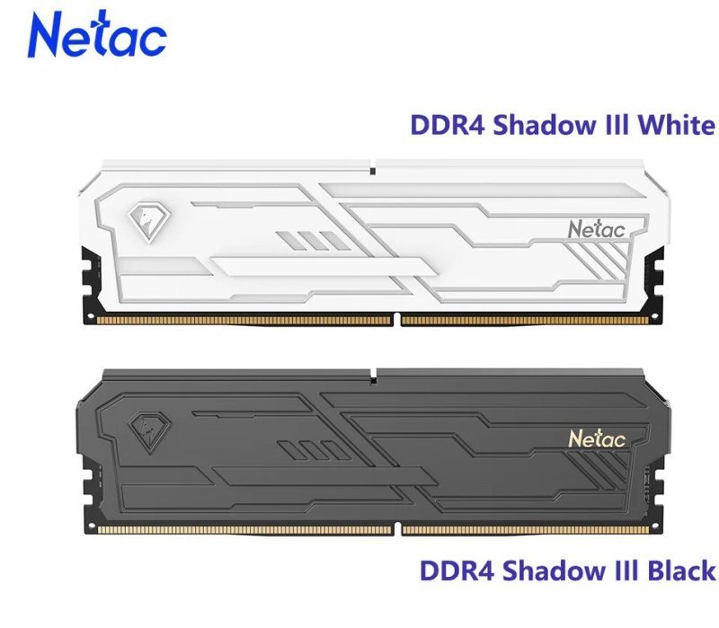 16GB Memória Ram Netac Shadow III DDR4 2x8GB 3200MHz