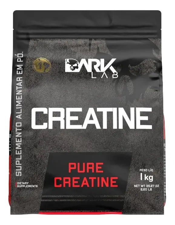 Creatina Monohidratada Dark Lab 1kg Pura Sem Sabor