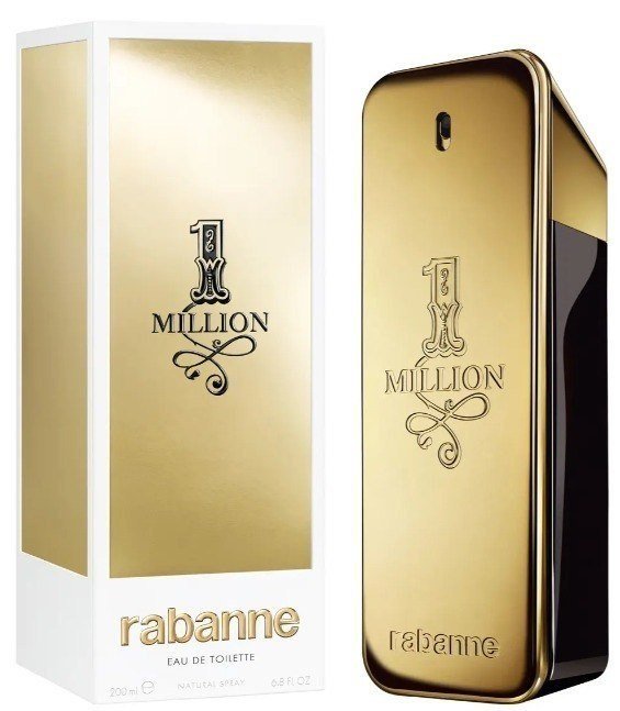 Perfume Rabanne 1 Million Eau de Toilette 200 ml masculino