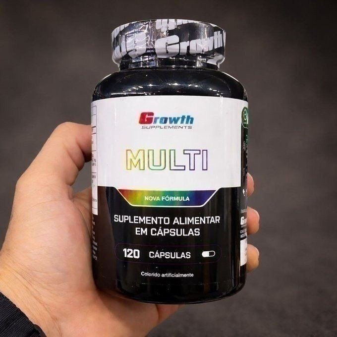 Multivitamínico Growth Supplements 120 Cápsulas + Frete Grátis