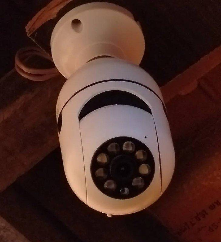 Câmera Lâmpada de Segurança Wi-Fi IP App Yoosee Visão Noturna
