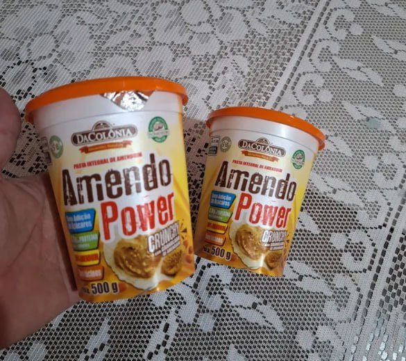 Pasta Amendoim DaColônia Amendopower Crunchy 500g