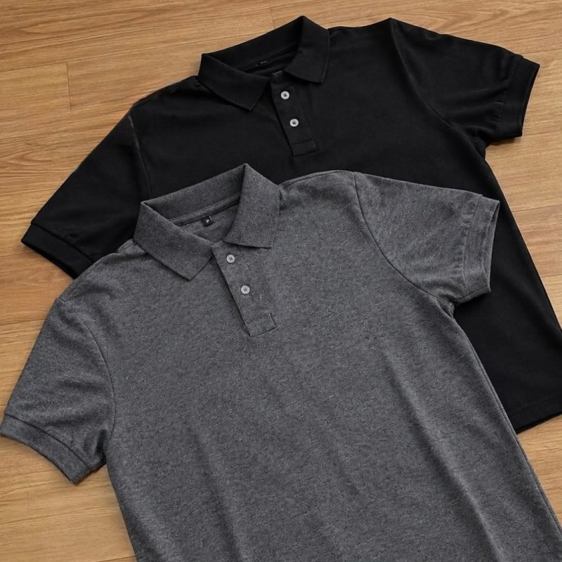 Kit 2 Camisa Gola Polo Masculina Básica Piquet Camiseta (P ao GG)