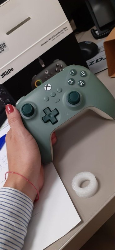 8Bitdo Ultimate C Wired Controller for Xbox with Hall Effect Joysticks Dark Green + Frete Grátis