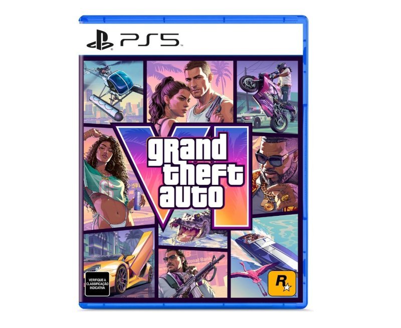 Jogo Grand Theft Auto VI, Mídia Física, PS5