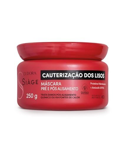 3x Eudora Siàge Cauterização dos Lisos Máscara Capilar 250g