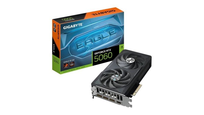 Placa De Vídeo Gigabyte RTX 5060 Eagle Oc 8gb Gddr7 128bits