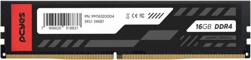 MEMORIA PCYes UDIMM 16GB DDR4 3200MHZ PM163200D4