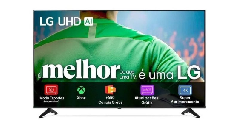 Smart TV LG UHD AI UA75 65 polegadas HDR10 Pro