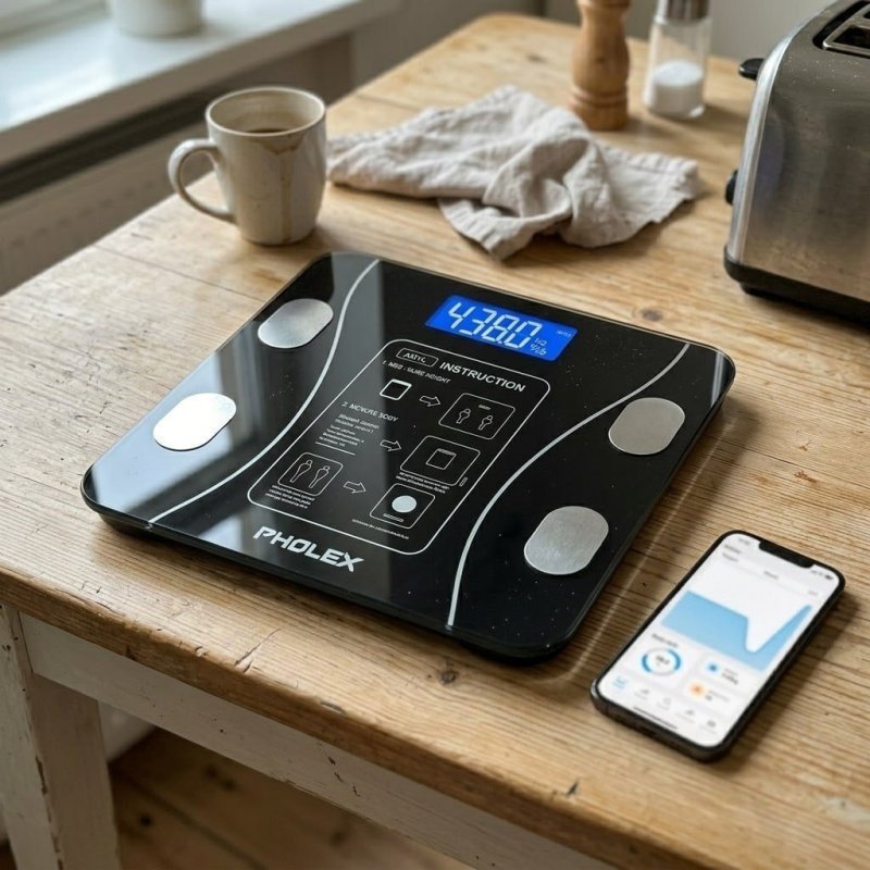 Balança Medição Corporal por App Bluetooth Até 180Kg
