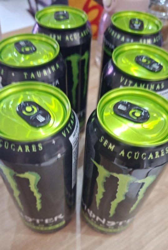 Pack de Monster Energy Zero Açucar - 6 unidades de 473ml + Frete Grátis