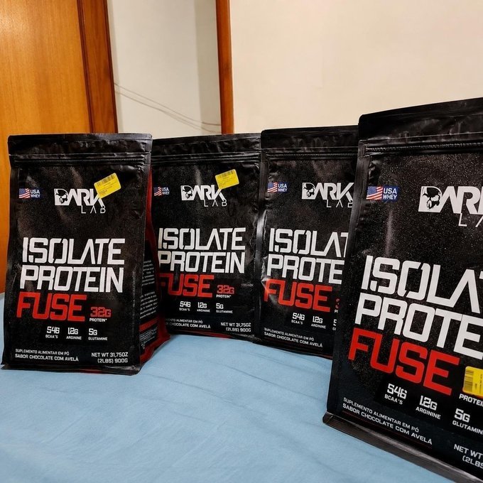 Whey Isolate Protein Fuse 900g Dark Lab (6 Sabores) + Frete Grátis