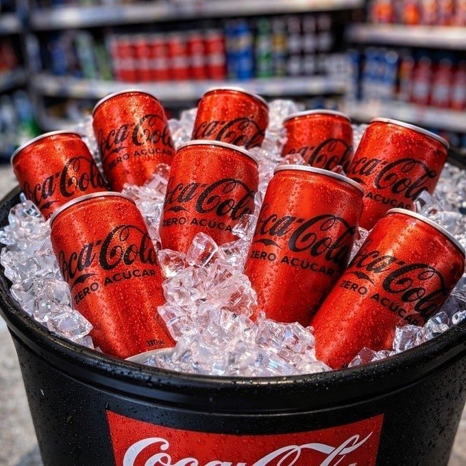 Pack com 6 Unidades Coca Cola Sem Açúcar Lata 310ml