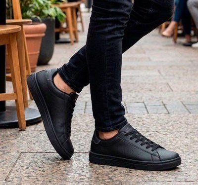 Tênis Sapatenis Evoke Street Sandrini Preto Black Masculino