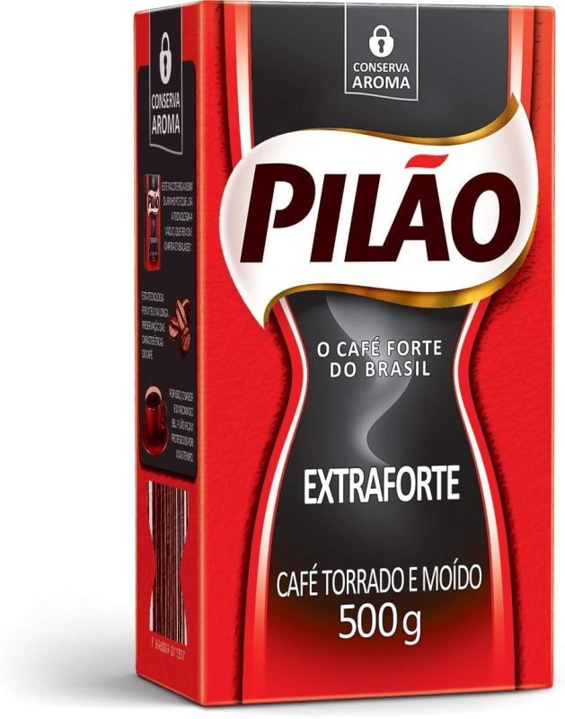 Café Pilão Torrado e Moído Extraforte Vácuo 500 gramas
