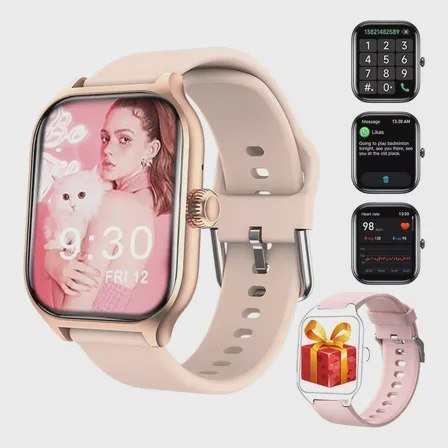 Relógio Inteligente Smartwatch Aiyin GTS4 Ultra Max 51mm Dourado