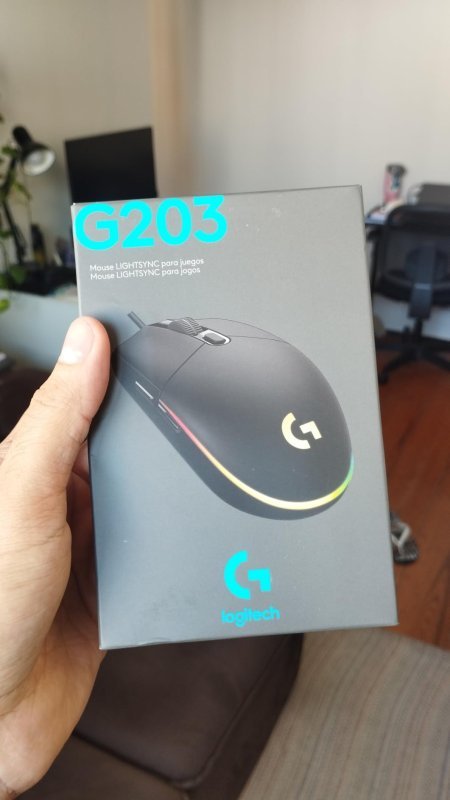 Mouse Gamer Logitech G203 LIGHTSYNC RGB com Frete Grátis