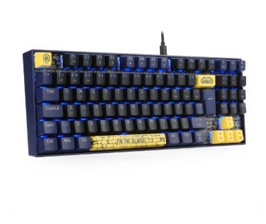 Teclado Alianca Do World Of Warcraft Blizzard Preto E Azul