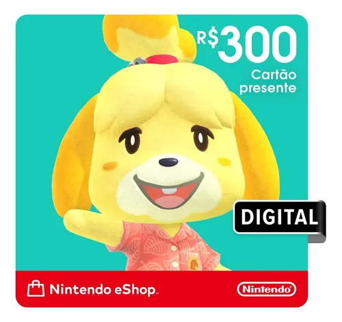 Gift Cards Nintendo com 5% OFF no Mercado Livre